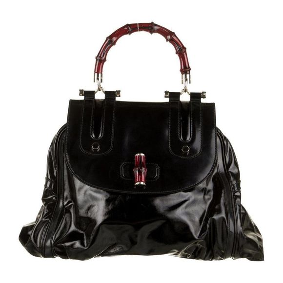 Gucci Glazed Leather Dialux Bamboo Bag! Excellent! - Picture 1 of 4